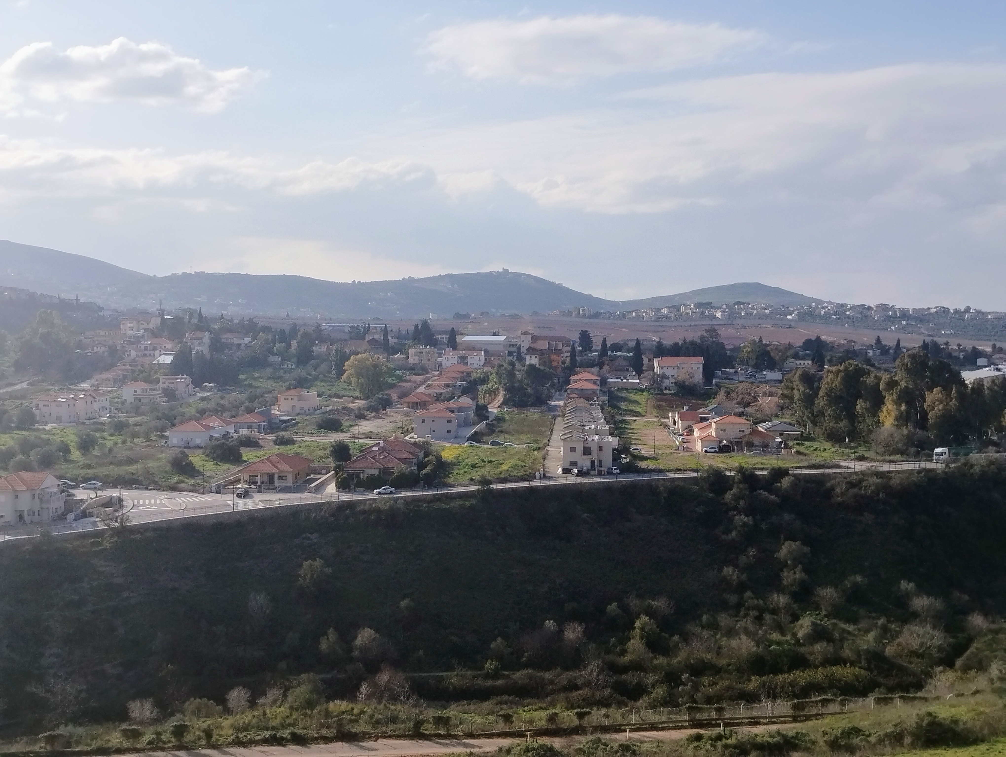 View of Metula from Lebanon