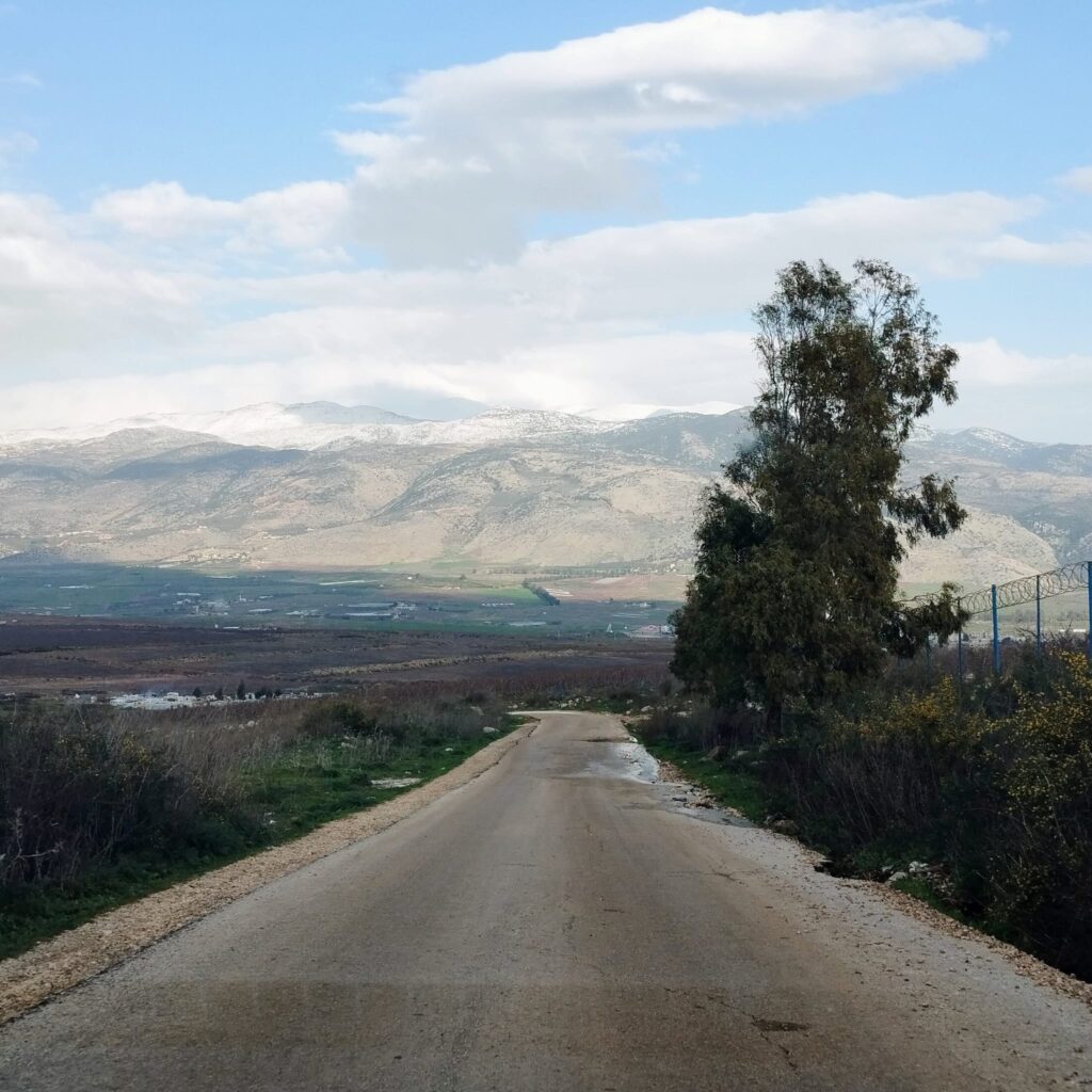 Road to Wazani river, Lebanon